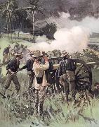 unknow artist Field Artillery in Action USA oil painting artist